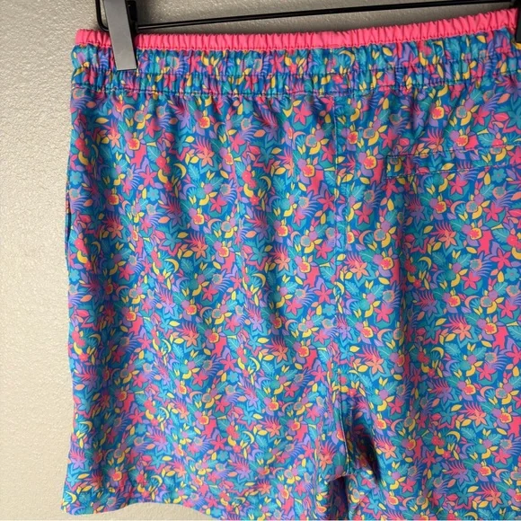 Chubbies The Spades Blue Floral Swim Trunks - Picture 8 of 9